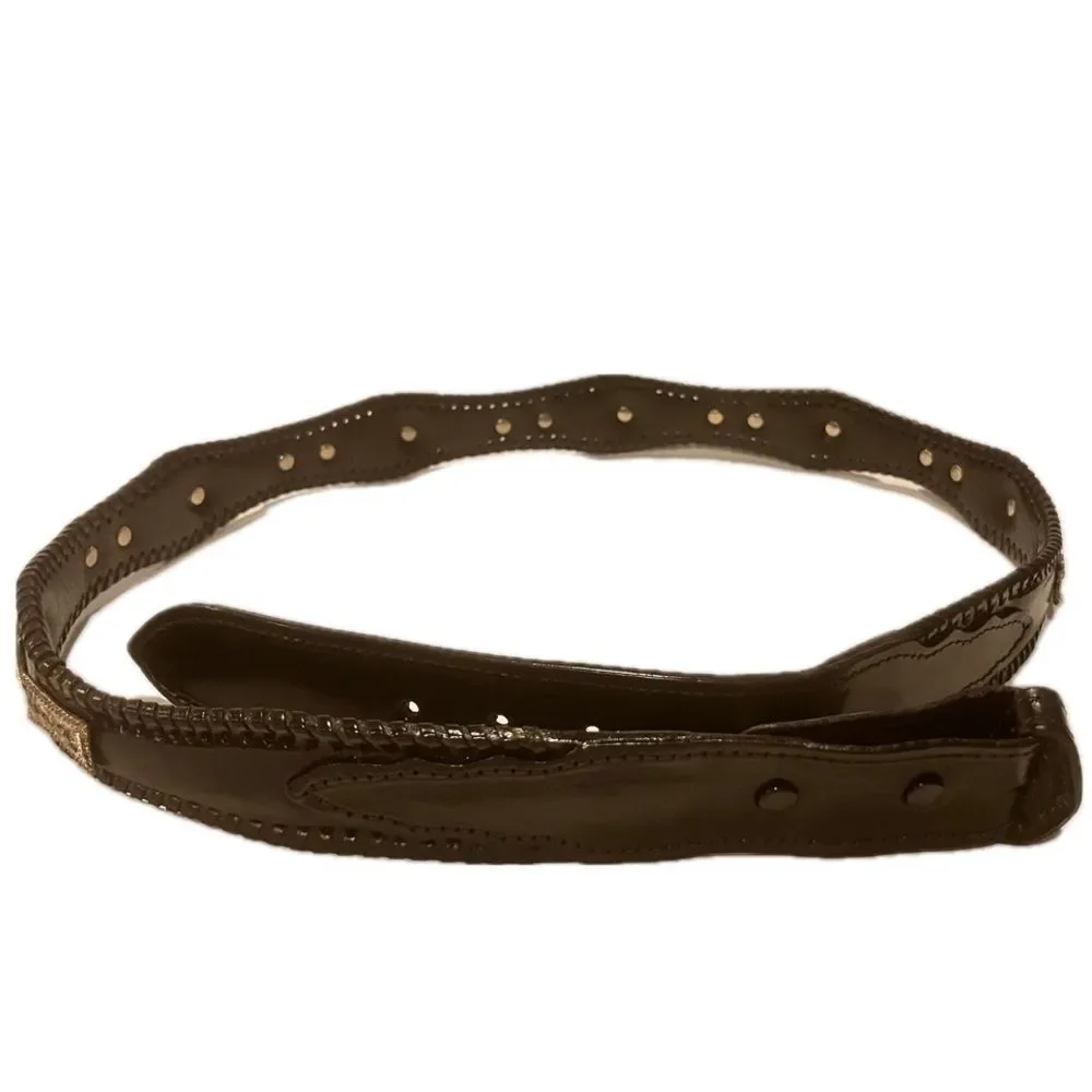 Hecho en Mexico Leather Belt Size 44 | Without Buckle|Scuffs on Leather